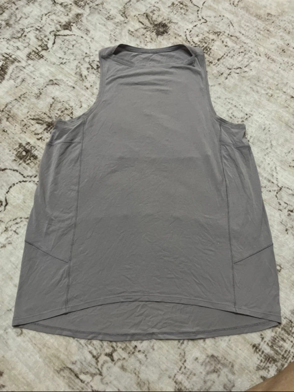 lululemon athletica Light Gray Sleeveless Tank